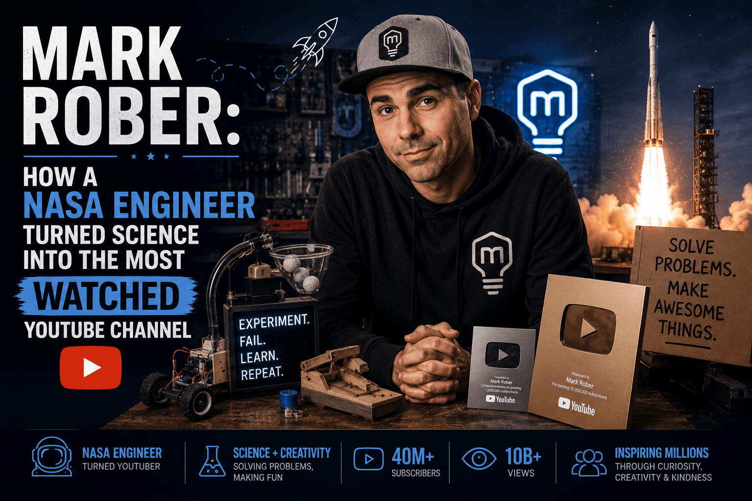 Mark Rober: How a NASA Engineer Turned Science Into the Most Watched YouTube Channel