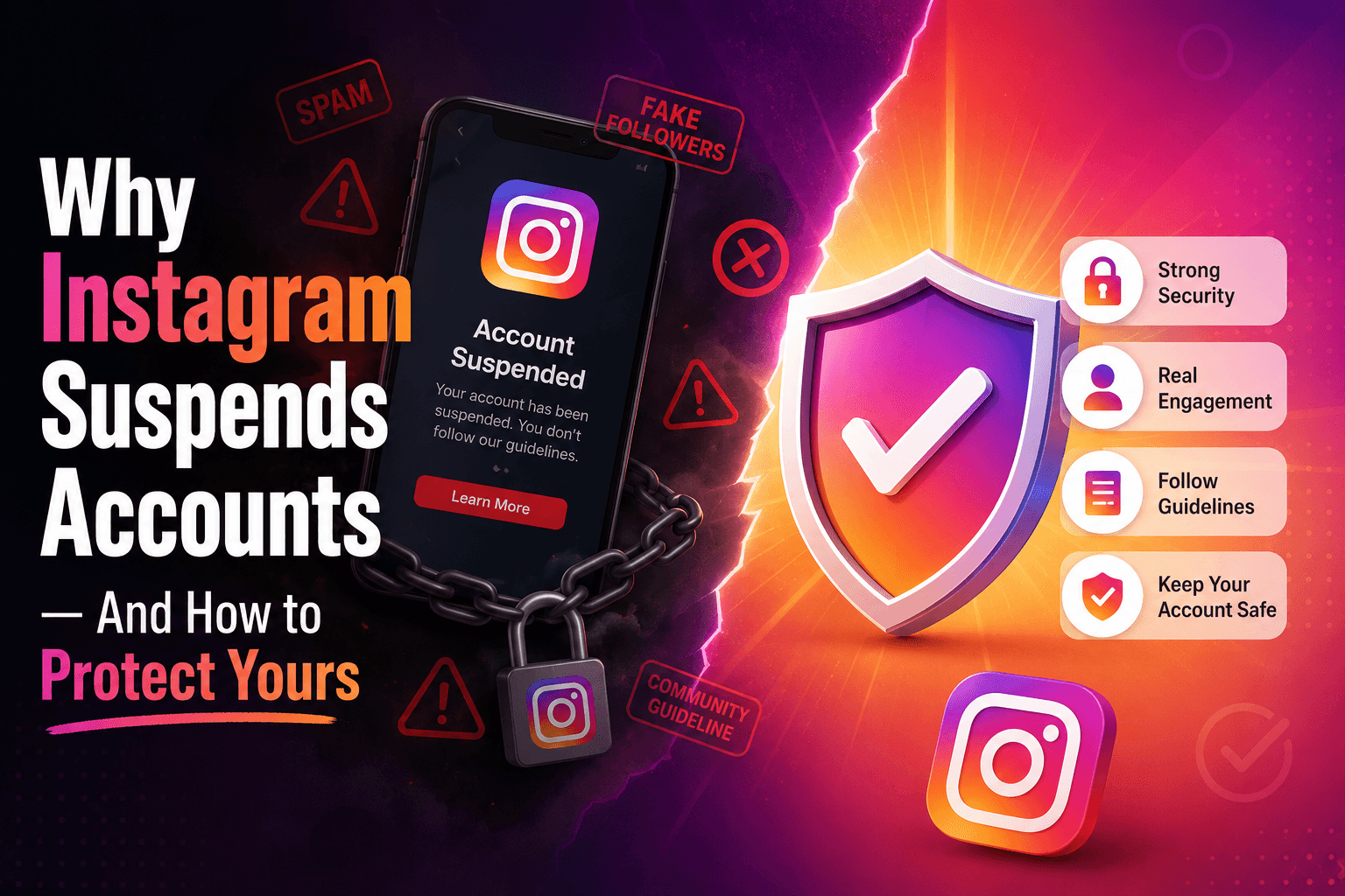Why Instagram Suspends Accounts in 2026 — And How to Protect Yours