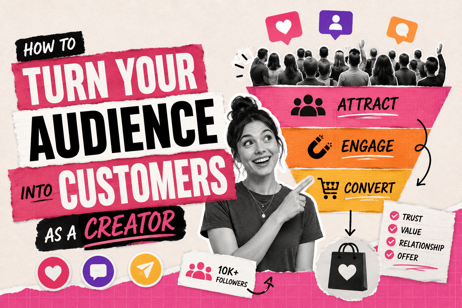 How to Turn Your Audience into Customers as a Creator